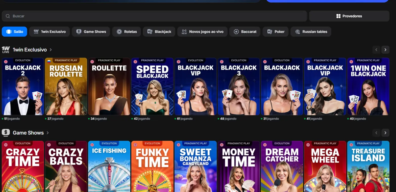 Table de casino avec croupier en direct